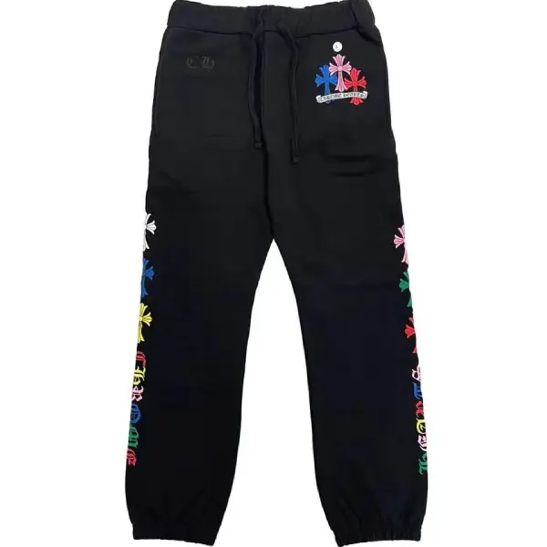 Chrome-Hearts-Color-Cross-Logo-Pants-1