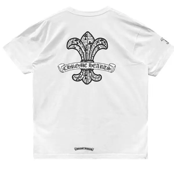 Chrome-Hearts-Fleur-Logo-Short-Sleeve-Tee-1